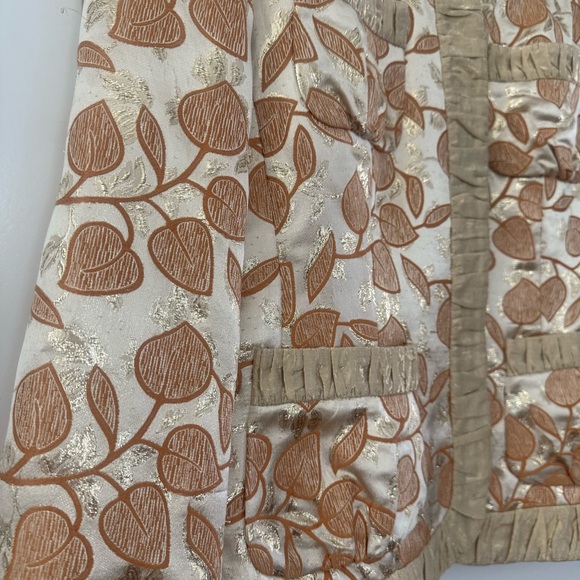 Vintage Moschino Collarless Gold Jacket - Picture 4 of 6